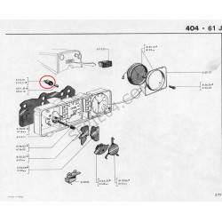 houder voor dashboardverlichting ED Veglia