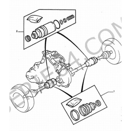 Kit soufflet de cardan