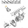 air conditioning tensioner roller