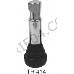 valve chromée de jante Tubeless TR414