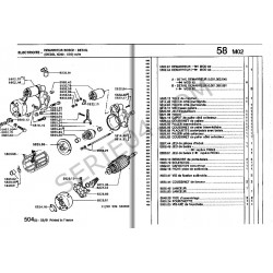 retroceso del arrancador Bosch