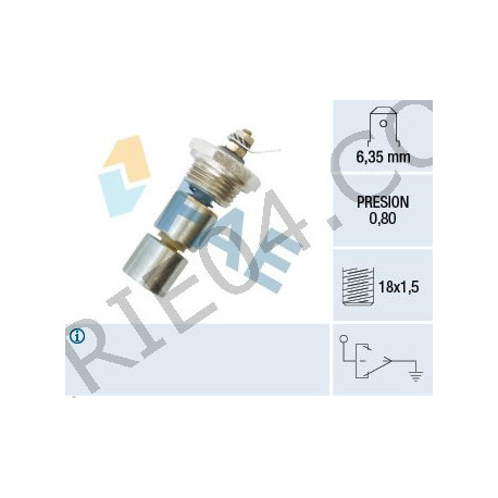 manocontact d'huile diesel