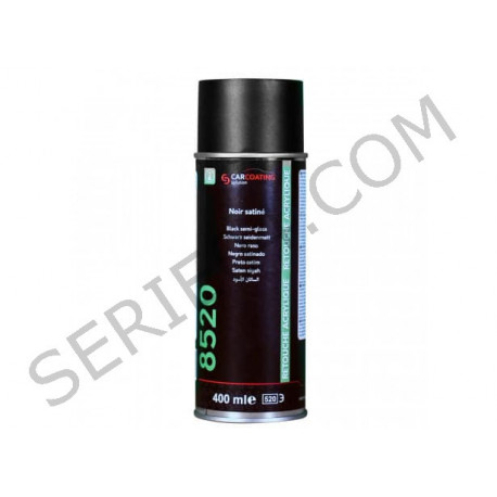 bombe de peinture noir satiné 500ml