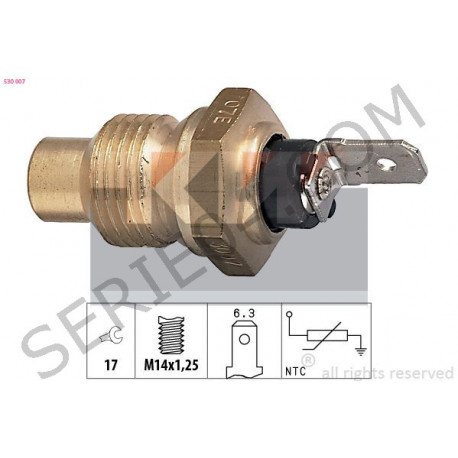 sensor de temperatura del agua