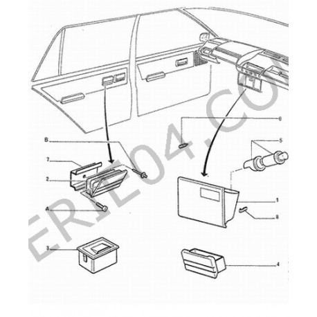 cendrier de console