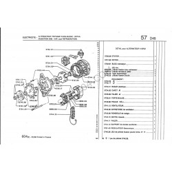 Paris-Rhône alternator auxiliary diode support