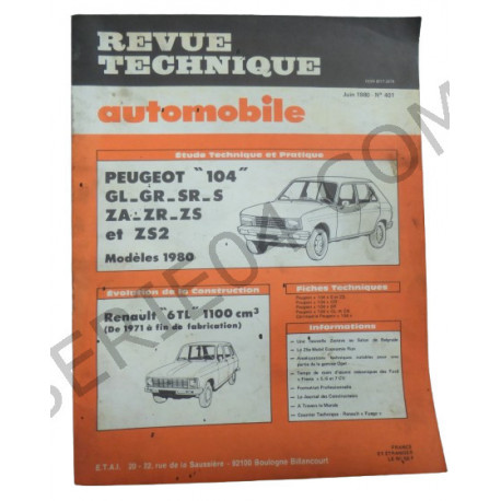 revue technique 104 1980