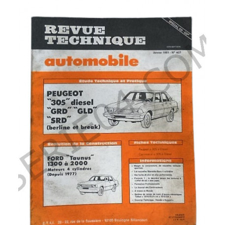 revue technique 305 diesel