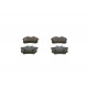 rear brake pad set TRW-Lucas assembly