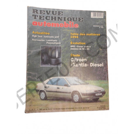 revue technique Xantia diesel