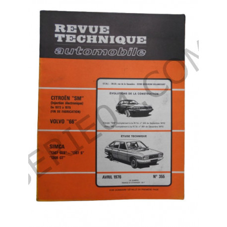 revue technique 1307-1308-1309