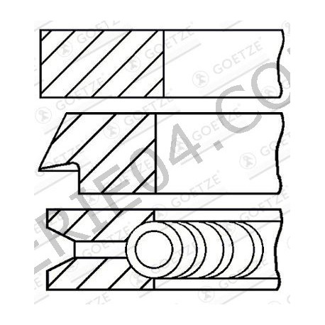 set of 3 segments