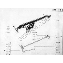 wiper control bracket