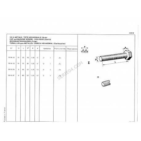 Vis Ø12x45