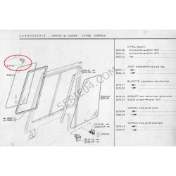 front door window rear lock