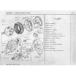 SEV Marchal alternator support and carbon