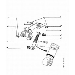 Vis de fixation d'amortisseur