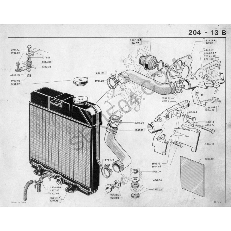 Durite de radiateur - SERIE04 SARL