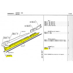 tôle de longeron exterieur droit