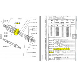 Receiver pinion with 1st gear ring for BB6-BB8 gearbox