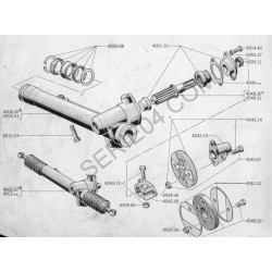 kit de reparación de piñón de cremallera