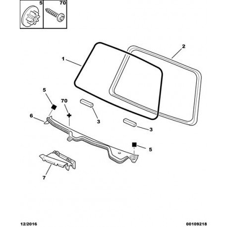 Cale Support De Pare Brise Serie Sarl