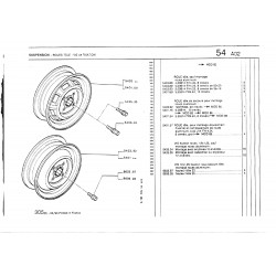 Jante acier 5.50 J4 FH4.24