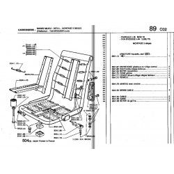 middle seat control cable