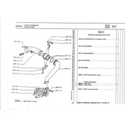 tubo de admisión lateral turbo