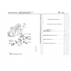 injection pump rear bracket