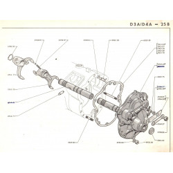 gearbox fork shaft