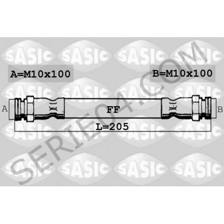 rear brake hose