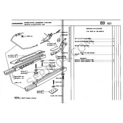 seat rail