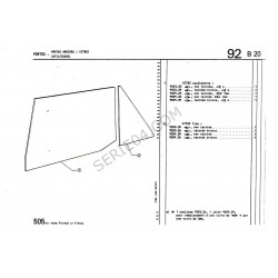 rear door fixed window