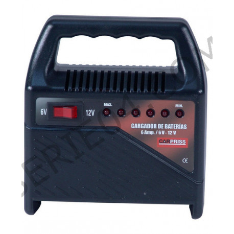 Chargeur de batterie 6V-12V 6Amp