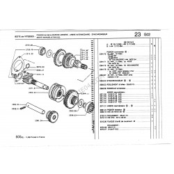 5th speed control pinion BA10/5