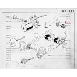 Bosch ruitenwissermotor borstelhouder