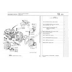 Bosch injectiepompsteun klemplaat