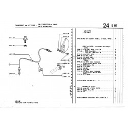 3HP22 automatic gearbox control cable