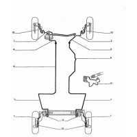 VBESTLIFE Connecteur en T de tuyau de frein AN‑3 Té Flexible de frein AN3  aux raccords d'extrémité de ligne Composants