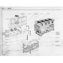 D3A-D4A-D4B piezas del motor de gasolina