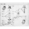 204-304 Bomba de combustible - Manguera