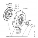 505 Embrague de motor de gasolina de 6 cilindros ZN3J