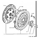 505 Diesel and Turbo-diesel engine clutch Indénor XD88-XD90-XD2-XD2S-XD3-XD3T-XD3TE